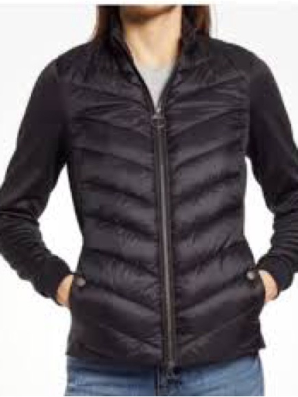 Barbour Black Quilted Lightweight Hargate Jacket 6